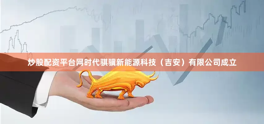 炒股配资平台网时代骐骥新能源科技（吉安）有限公司成立